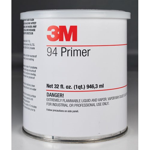 3M Primer 94 3M Adhesion Promoter, Qt. Can